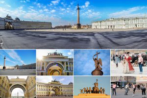 Ghé thăm quảng trường Pushkin trong tour Nga